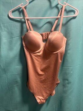 SPANX shape Suit your Fancy Nude Underwire Shaping Bodysuit